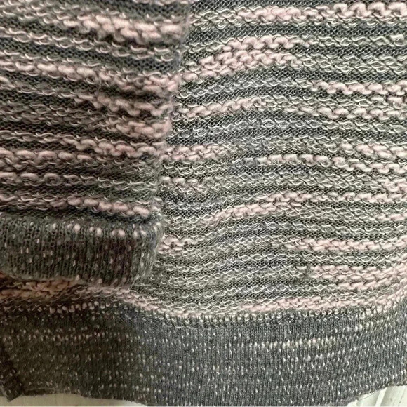 H&M Marled Sweatshirt Pullover Grey & Pink Size  Medium - Picture 8 of 16